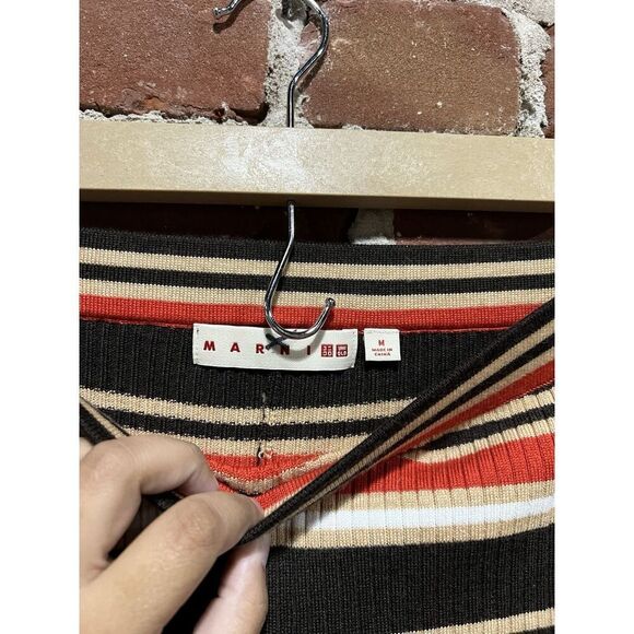 Marni UNIQLO Merino Blend Semi Flare Knitted Pants Size Medium - Picture 2 of 4